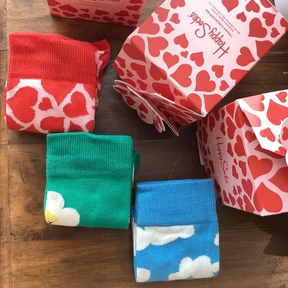 Happy Socks Gift 3 Pack - I Flower You Set - Picture 3 of 7